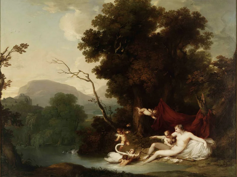 1765-Vieira Portuense - Leda e il cigno) - Museo Nazionale di Arte Antica di Lisbona